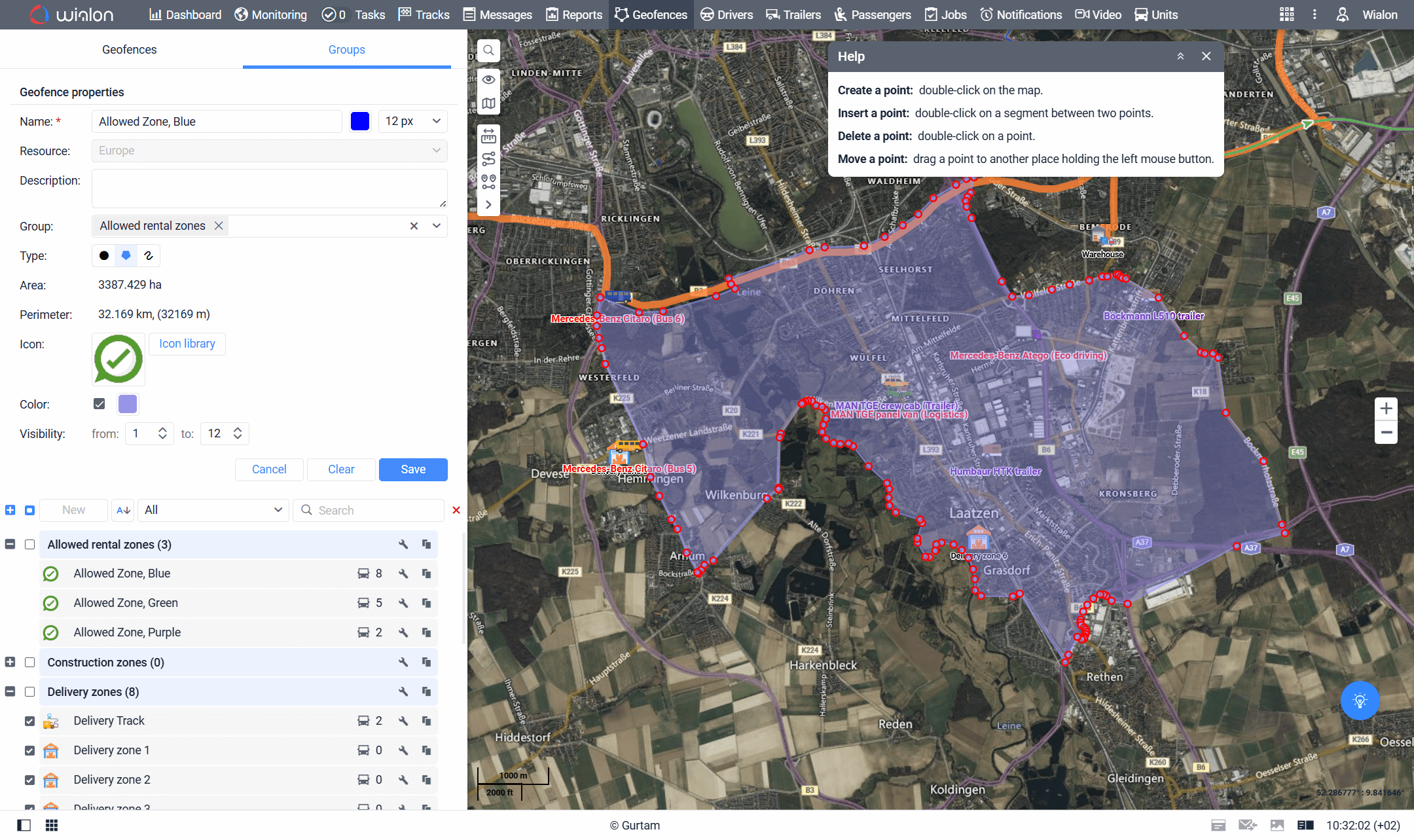 Geofence control